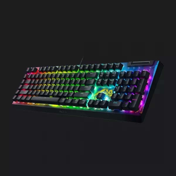 Клавіатура ігрова RAZER BlackWidow V4 X, Yellow Switch (FORTNITE) (RZ03-04703600-R3M1) (UA)