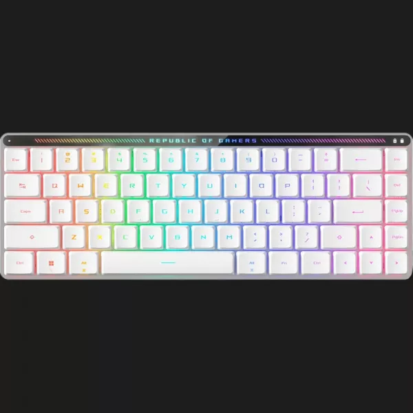Клавіатура ігрова ASUS ROG Falchion RX Low Profile, EN/UK (White) (UA)