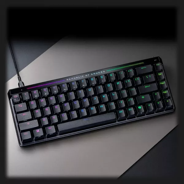 Клавіатура ігрова ASUS ROG Falchion Ace HFX (Black) (UA)
