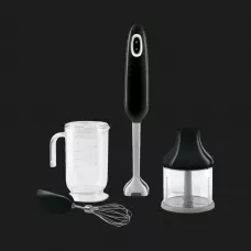 Блендер занурювальний SMEG з аксесуарами (HBF03BLEU) (Black)