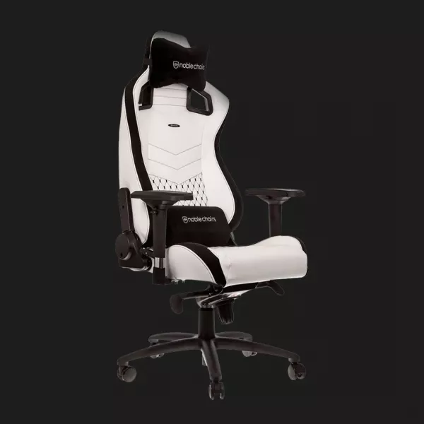 Крісло для геймерів Noblechairs EPIC (White/Black) (UA)