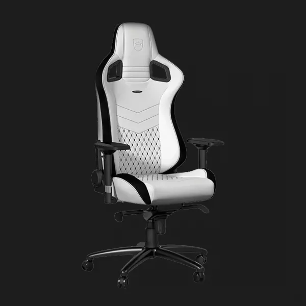 Крісло для геймерів Noblechairs EPIC (White/Black) (UA)