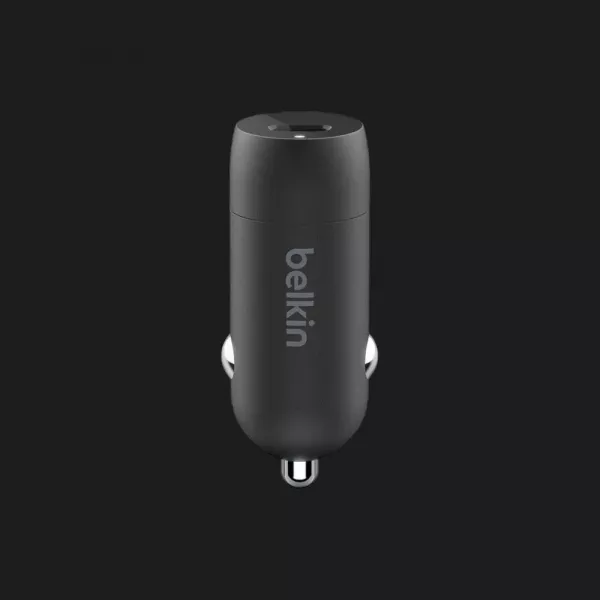 АЗП Belkin USB-C, 30W + кабель USB-C 1m (Black)