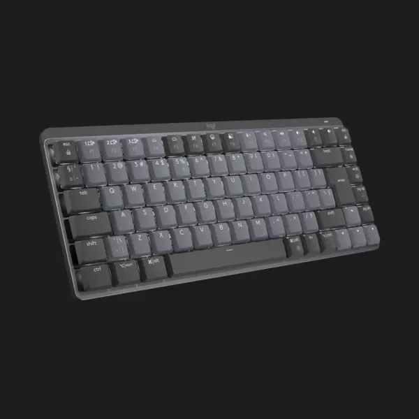 Клавіатура бездротова Logitech MX Mechanical Mini Minimalist (Graphite) (UA)