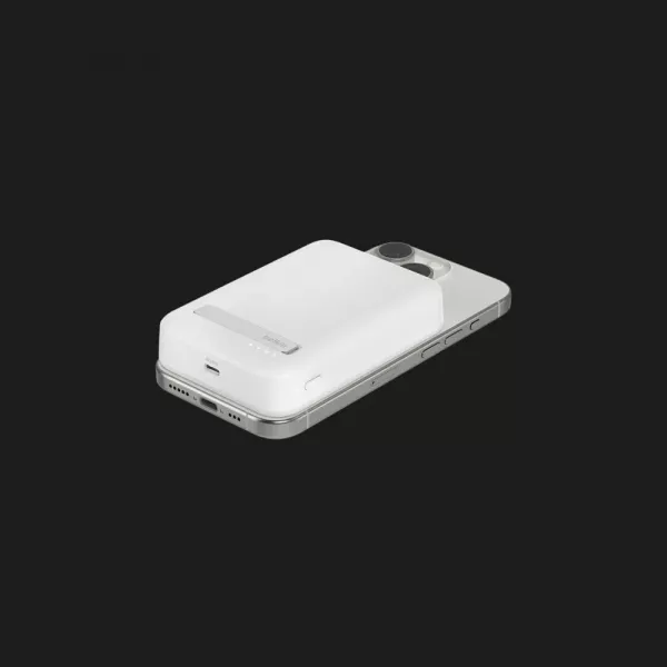 Зарядний пристрій Power Bank Belkin 10000mAh 15W, MagSafe Qi2 (White)