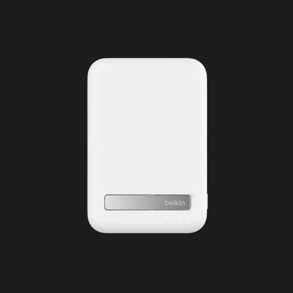 Зарядний пристрій Power Bank Belkin 10000mAh 15W, MagSafe Qi2 (White)