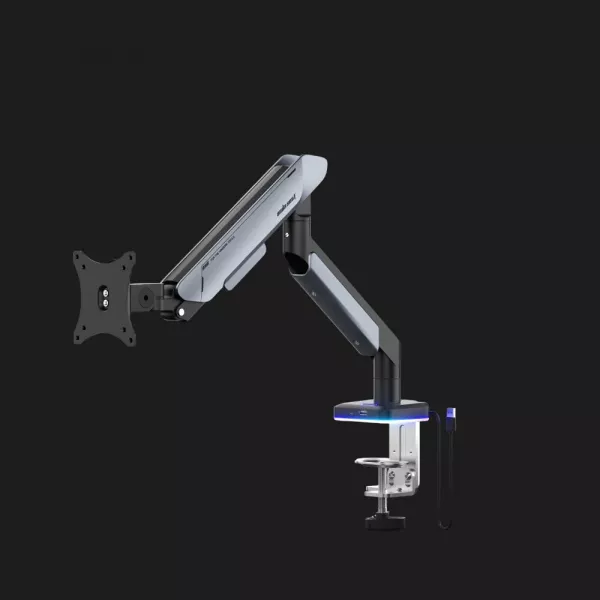 Настільне кріплення для монітора Anda Seat Stealth PRO II RGB 17”-42” (Titanium) (UA)
