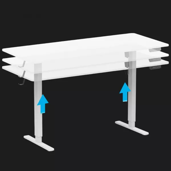 Комп'ютерний стіл OfficePro ODE1670W (White) (UA)