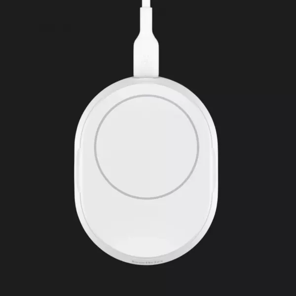 Безпровідна зарядка Belkin 15 Вт Magnetic Stand Qi2 (White)