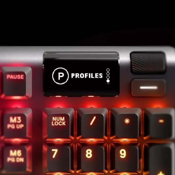 Ігрова клавіатура SteelSeries Apex 7 Blue Switch (Black) (UA)