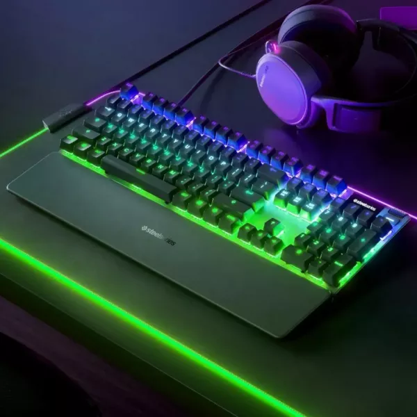 Ігрова клавіатура SteelSeries Apex 7 Blue Switch (Black) (UA)