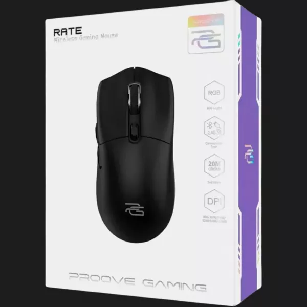 Ігрова миша Proove Gaming Rate (Black) (UA)
