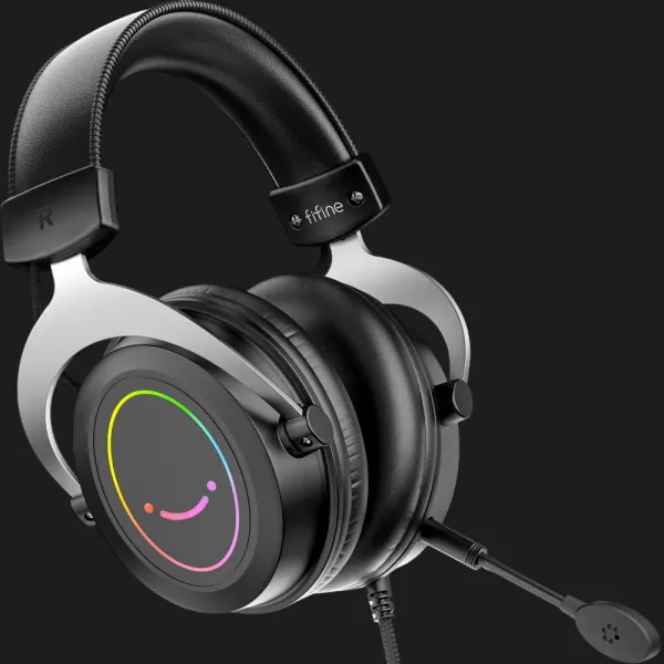 Ігрова гарнітура Fifine RGB H3 (Black) (UA)