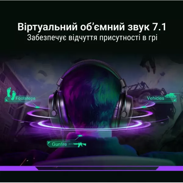 Ігрова гарнітура Fifine H9 (Black)