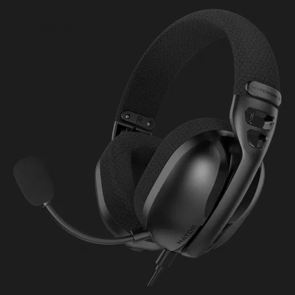 Ігрова гарнітура Hator Hyperpunk 3 Hi-Res (Black) (ESH10) (UA)