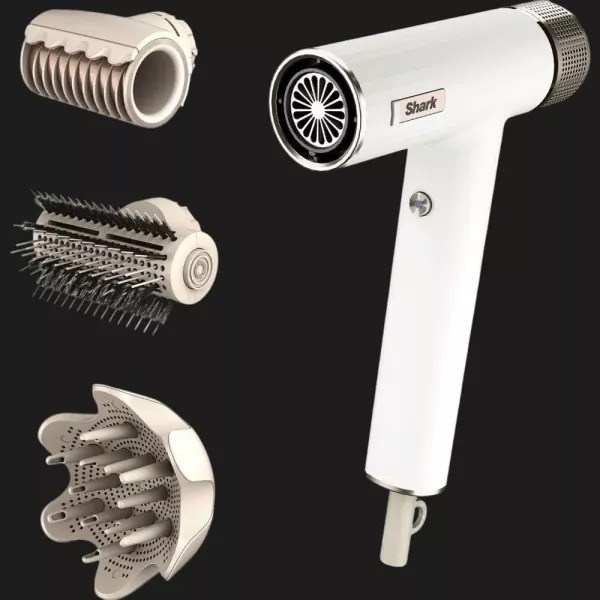 Фен Shark SpeedStyle 3-in-1 for Curly & Coily Hair (White)