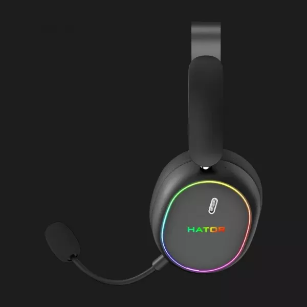 Ігрова гарнітура Hator Phoenix 2 Hi-Res wireless (Black) (ESH40)