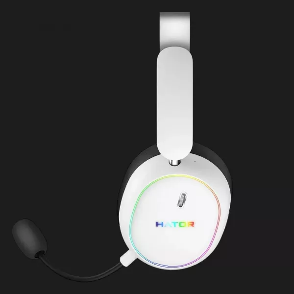 Ігрова гарнітура Hator Phoenix 2 Hi-Res wireless (White) (ESH41)