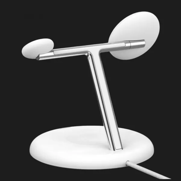 Безпровідна зарядка Belkin 3в1 Magnetic Qi2 15Вт (White)