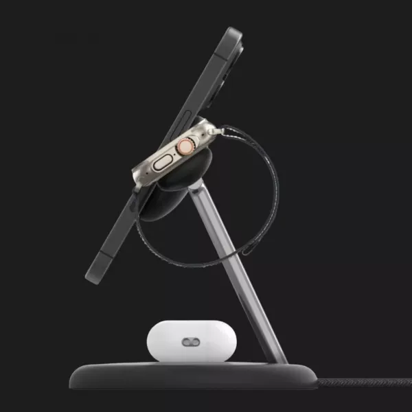 Безпровідна зарядка Belkin 3в1 Magnetic Qi2 15Вт (Black)