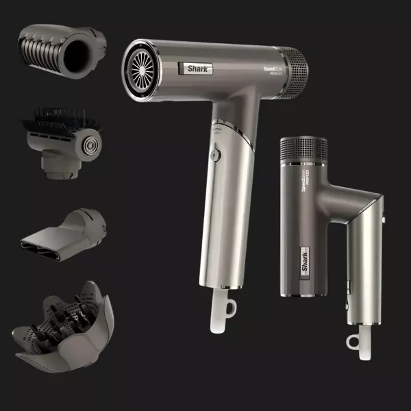 Фен Shark SpeedStyle 4-в-1 HD542EU (Silver)