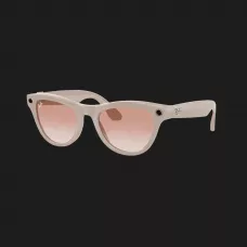 Смарт-окуляри Ray-Ban Meta Skyler Shiny Chalky Gray/Cinnamon Pink Gradient (RW4010 670013 52-20)