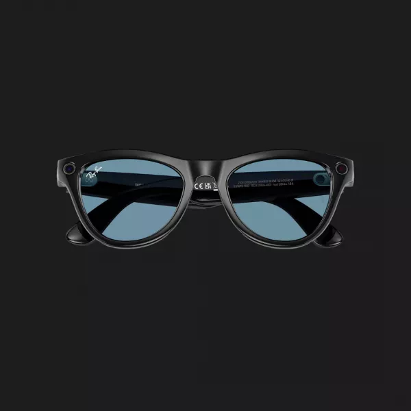 Смарт-окуляри Ray-Ban Meta Skyler Standard Shiny Black/Cerulean Blue Transitions (RW4010 601/MF 52-20) (M)