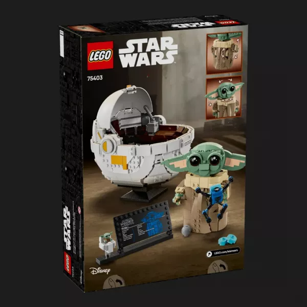 Конструктор LEGO Star Wars Ґроґу в повітряній колисці (75403)