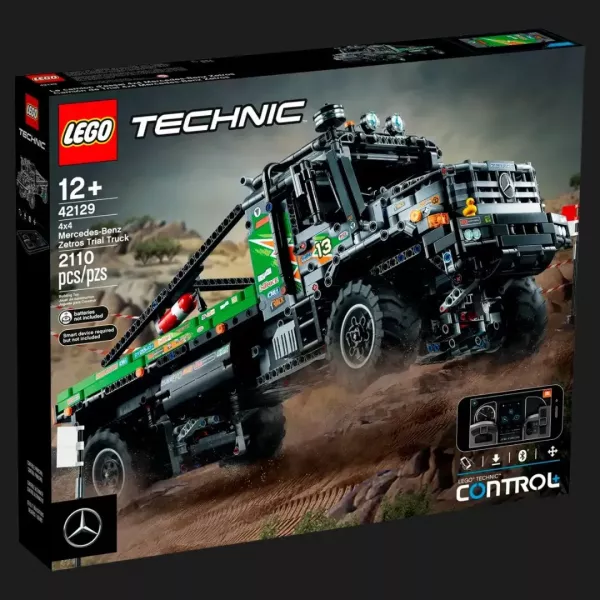 Конструктор LEGO Technic Вантажівка для випробувань Mercedes-Benz Zetros 4x4 (42129)