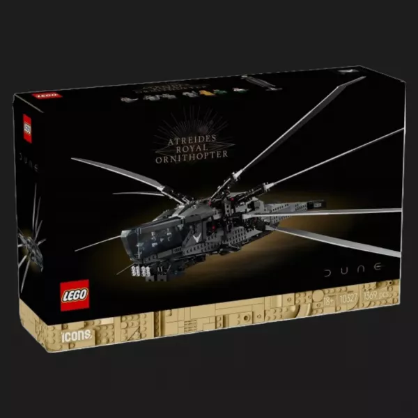 Конструктор LEGO Icons Дюна. Королівський орнітоптер Атрідів (10327)
