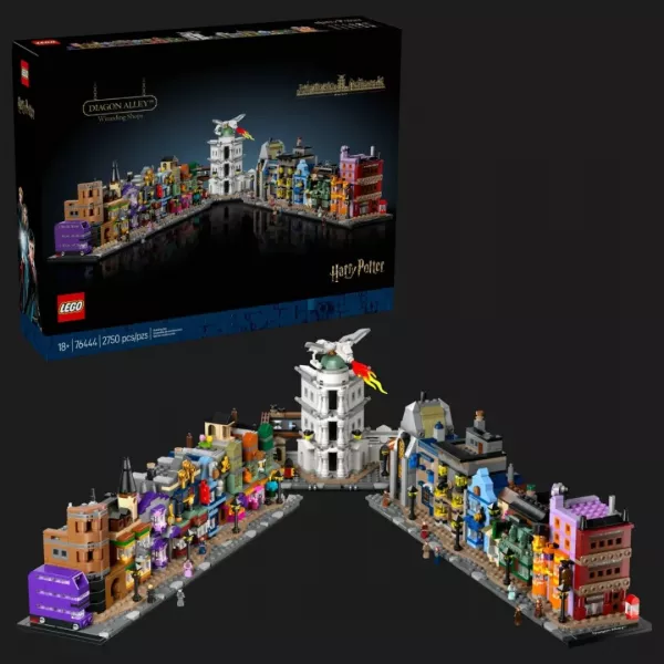 Конструктор LEGO Harry Potter Алея Діаґон. Чаклунські крамниці (76444)