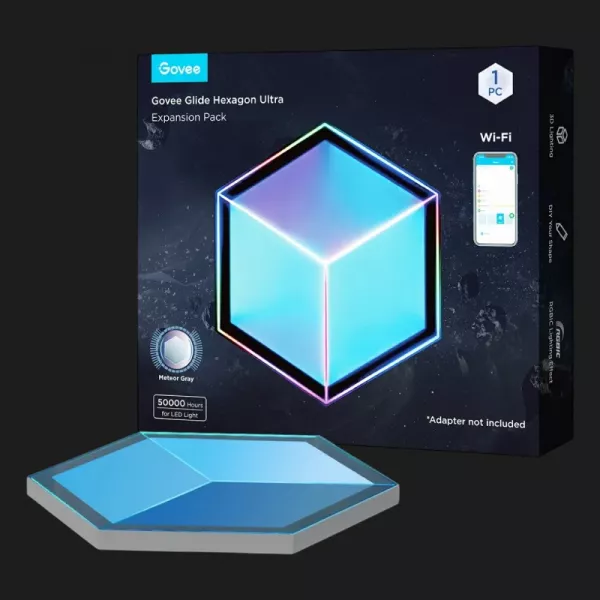 Настінний світильник Govee H106A Glide Hexagon Light Panels Ultra, 1шт (Violet)