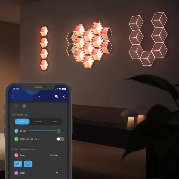 Настінний світильник Govee H106A Glide Hexagon Light Panels Ultra, 1шт (Violet)