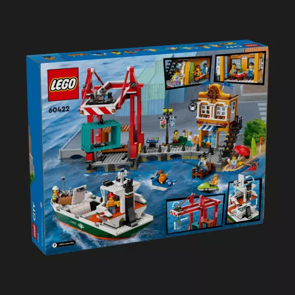 Конструктор LEGO City Морська гавань із вантажним судном (60422)