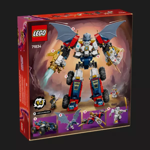 Конструктор LEGO Ninjago Ультраоб'єднувальний робот Зейна (71834)