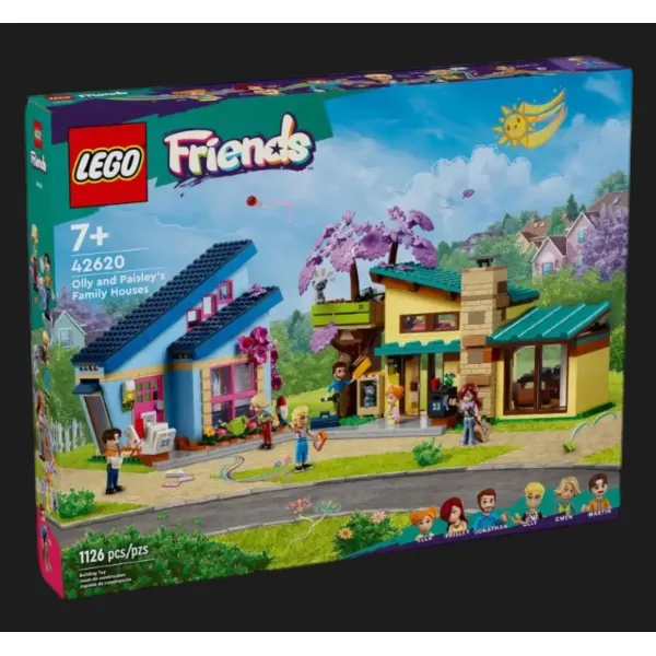 Конструктор LEGO Friends Родинні будинки Оллі й Пейслі (42620)