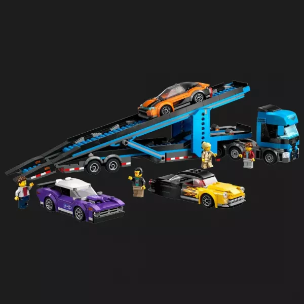 Конструктор LEGO City Вантажівка-транспортер зі спортивними авто (60408)
