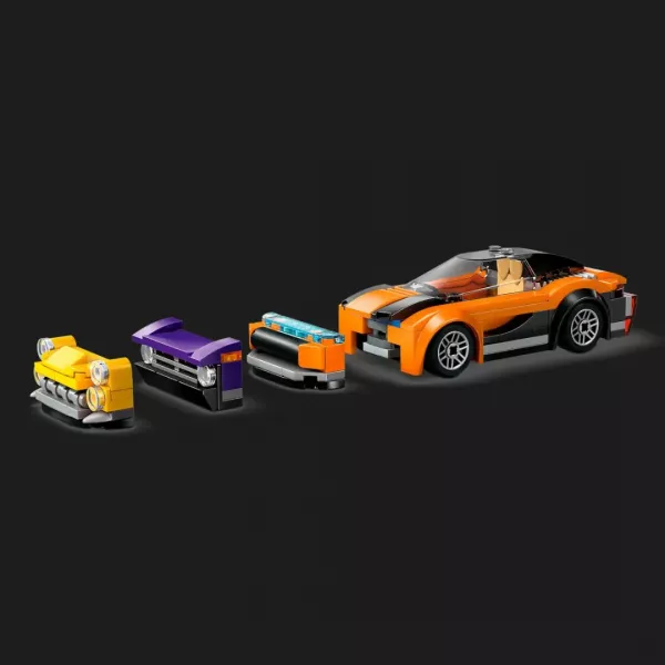 Конструктор LEGO City Вантажівка-транспортер зі спортивними авто (60408)