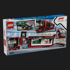 Конструктор LEGO City Вантажівка F1 з автомобілями RB20 та AMR24 (60445)