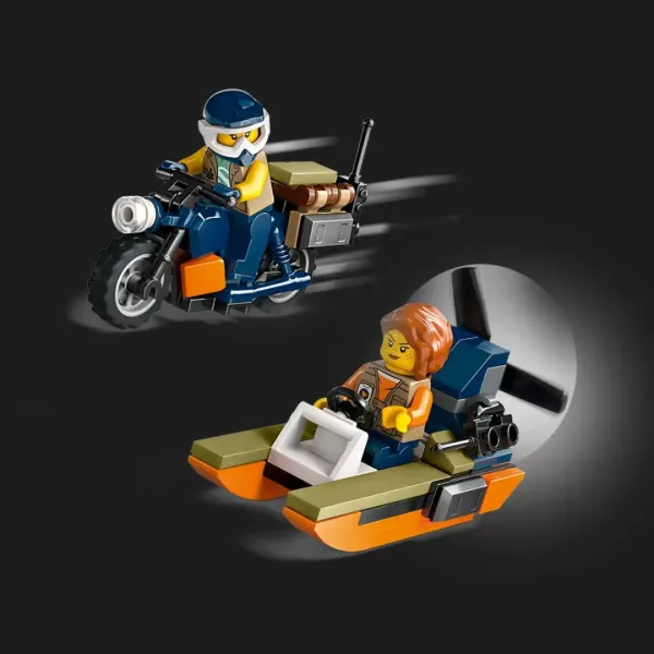 Конструктор LEGO City Вертоліт у базовому таборі для дослідження джунглів (60437)