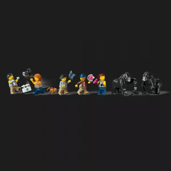 Конструктор LEGO City Вертоліт у базовому таборі для дослідження джунглів (60437)