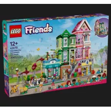 Конструктор LEGO Friends Хартлейк-Сіті. Квартири і крамниці (42670)