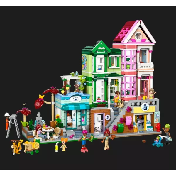 Конструктор LEGO Friends Хартлейк-Сіті. Квартири і крамниці (42670)