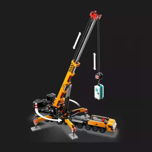 Конструктор LEGO City Жовтий пересувний будівельний кран (60409)
