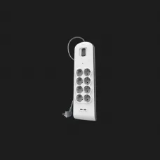 Мережевий фільтр Belkin 8хТип F, 3x1.5мм кв, 16А, 2xUSB-A 2.4A, з захистом від перенапруги,2м (White)