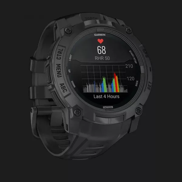 Garmin Instinct 3 50mm AMOLED Tactical Edition Black with Black Band