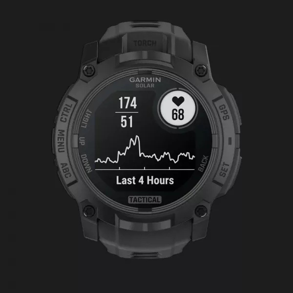 Garmin Instinct 3 50mm Solar Tactical Edition Black with Black Band