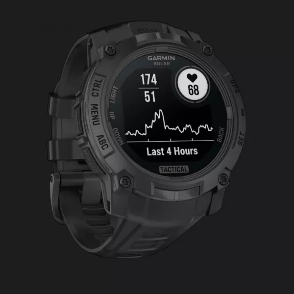 Garmin Instinct 3 50mm Solar Tactical Edition Black with Black Band