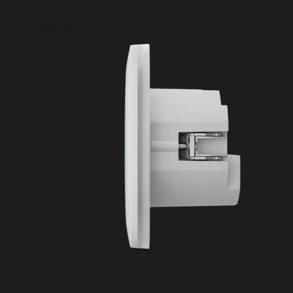 Розумна вбудована розетка Ajax Outlet [type F] Jeweler (White)