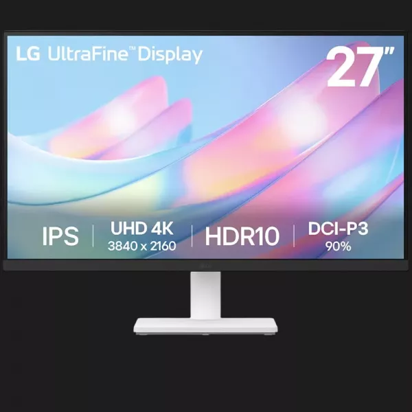 Монітор LG 27" 27US500-W (UA)